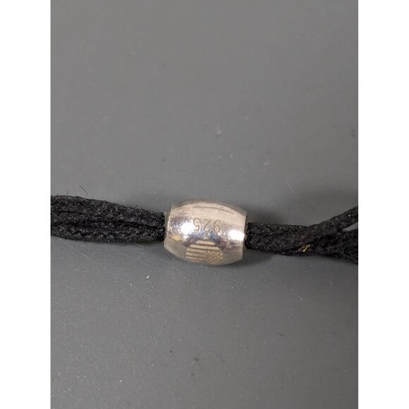 Alex and Ani Sterling Silver 925 Christmas Gift Charm Cord Bracelet Adjustable - Picture 5 of 5